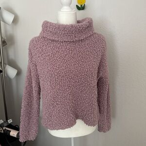 Cozy Lavender Teddy Sweater